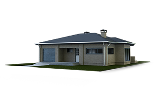 3d model of a home for final mile devliery