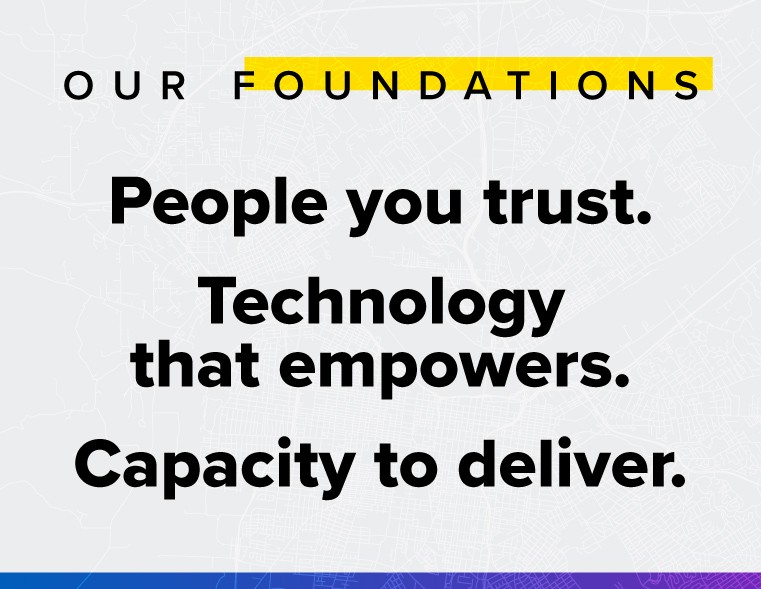 Behind the Scroll graphic: Our Foundations