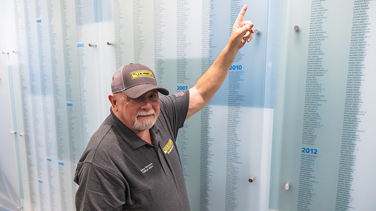  Jimmy, J.B. Hunt Dedicated Contract Services driver