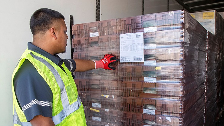A driven examples a pallet