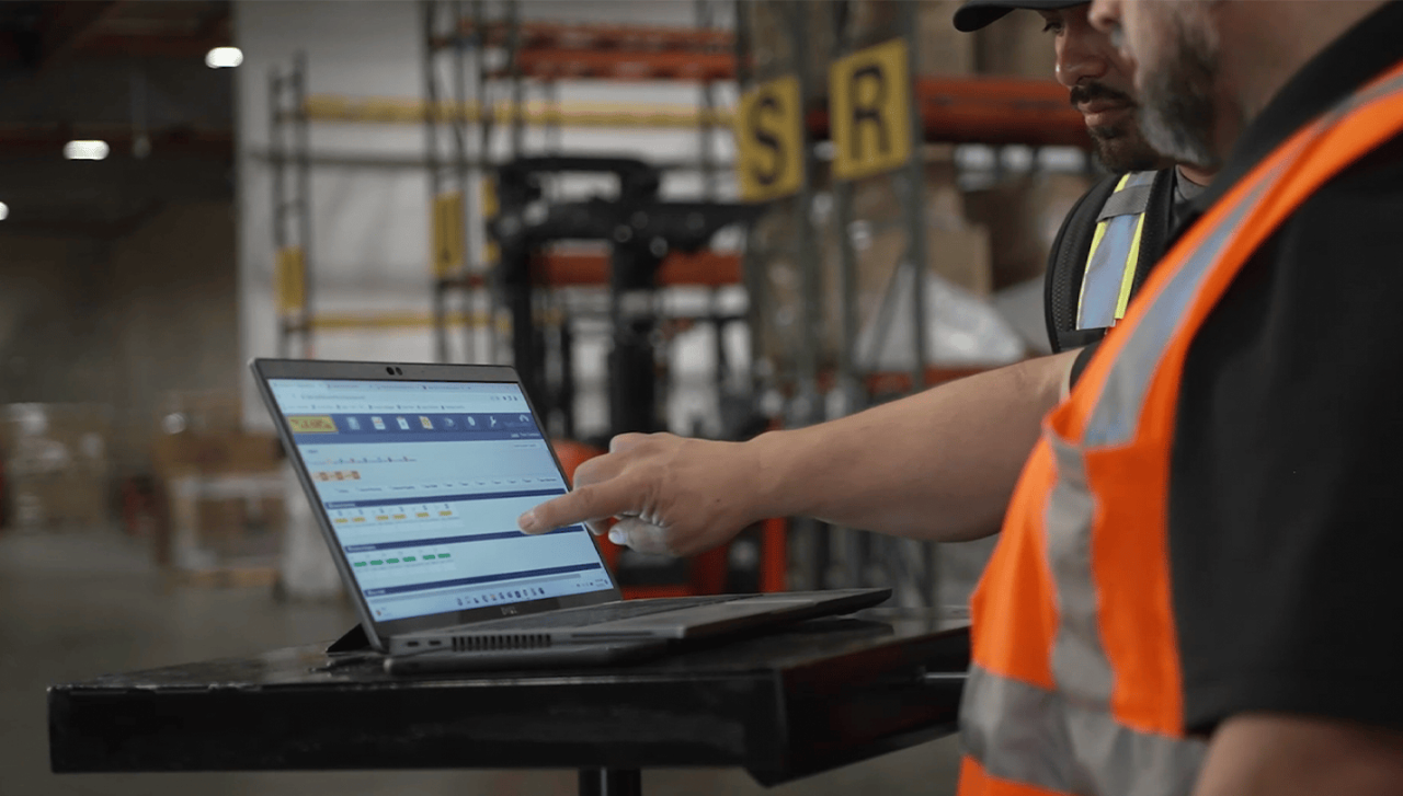 J.B. Hunt Pure Fishing employee computer work