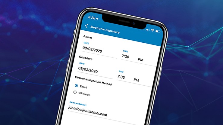 photo of carrier 360 app on smart phone