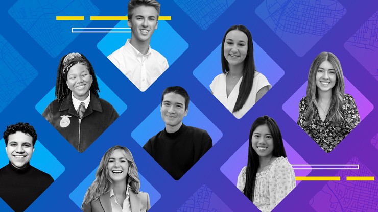 recipients of scholarships collage