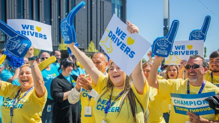 JBH employees celebrate drivers at million mile celebration