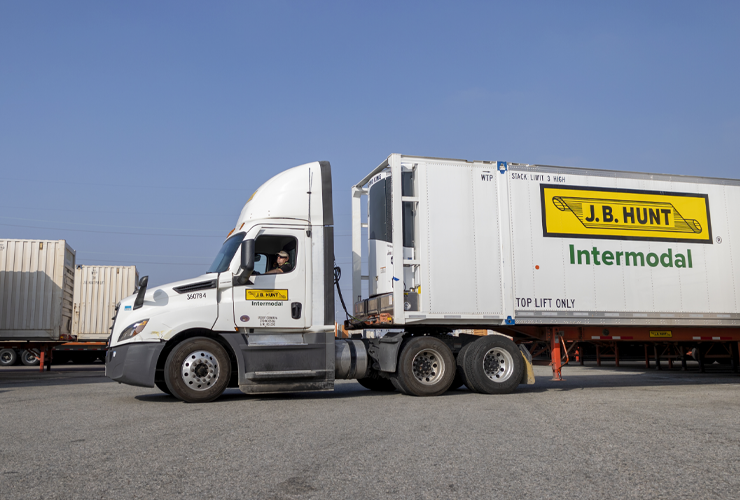 intermodal tractor trailer