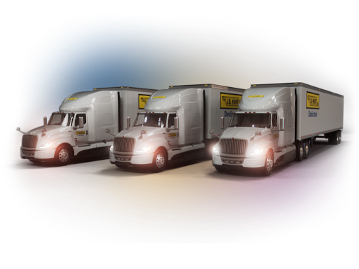 rendering of 3 Dedicated Contract Services truck